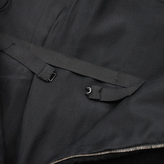 CHANEL one piece [Outer material] 93% wool, 7% nylon [Lining] 100% silk black C-TK-5914 Women 38 Used Authentic