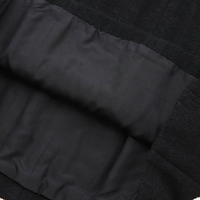 CHANEL one piece [Outer material] 93% wool, 7% nylon [Lining] 100% silk black C-TK-5914 Women 38 Used Authentic