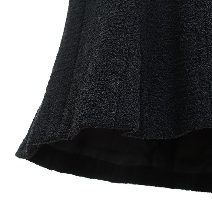 CHANEL one piece [Outer material] 93% wool, 7% nylon [Lining] 100% silk black C-TK-5914 Women 38 Used Authentic