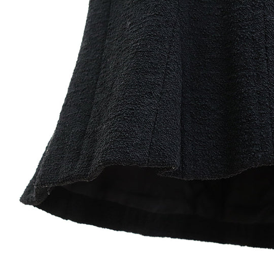 CHANEL one piece [Outer material] 93% wool, 7% nylon [Lining] 100% silk black C-TK-5914 Women 38 Used Authentic