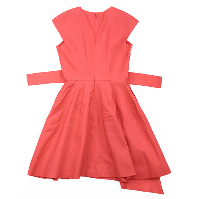 Christian Dior one piece [Outer material] 65% wool, 35% silk [Lining] 100% silk scarlet 3A21606A1170 Women 34 Used Authentic
