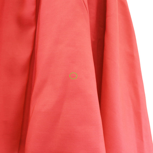 Christian Dior one piece [Outer material] 65% wool, 35% silk [Lining] 100% silk scarlet 3A21606A1170 Women 34 Used Authentic