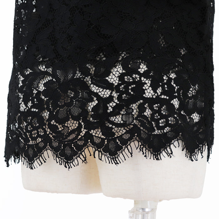 DOLCE&GABBANA blouse [Outer material] 75% rayon, 25% nylon; [Lining] 84% silk, 10% cotton; [Filling] 3% polyurethane black F7A50T Women 36 Used Authentic