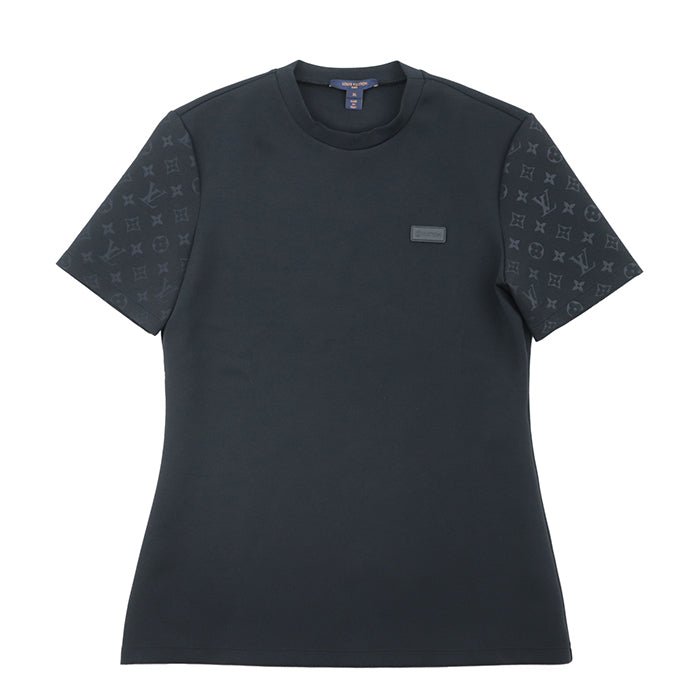 LOUIS VUITTON Cut 100% polyvinyl chloride, 72% nylon black RW222W D97 FNTS44 Women XL Used Authentic
