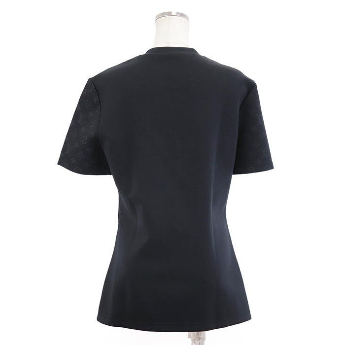 LOUIS VUITTON Cut 100% polyvinyl chloride, 72% nylon black RW222W D97 FNTS44 Women XL Used Authentic