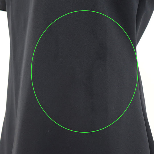 LOUIS VUITTON Cut 100% polyvinyl chloride, 72% nylon black RW222W D97 FNTS44 Women XL Used Authentic
