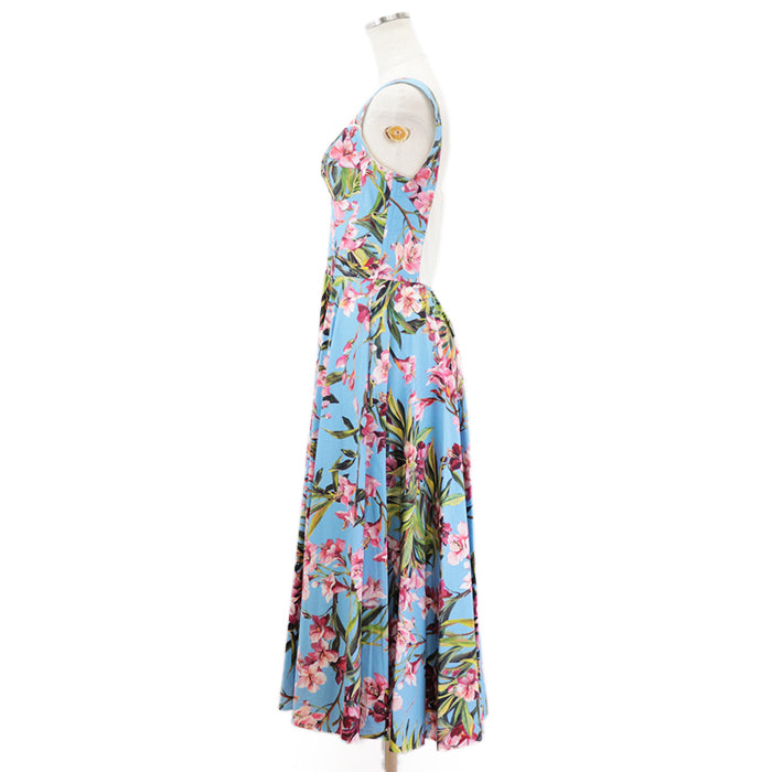 DOLCE&GABBANA one piece [Outer material] 96% cotton, 3% polyamide [Lining] 97% cotton, 3% elastane multicolor Women 38 Used Authentic