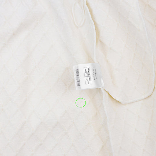 CHANEL skirt 54% Polyamide, 42% Viscose Ivory P65628 Women 36 Used Authentic