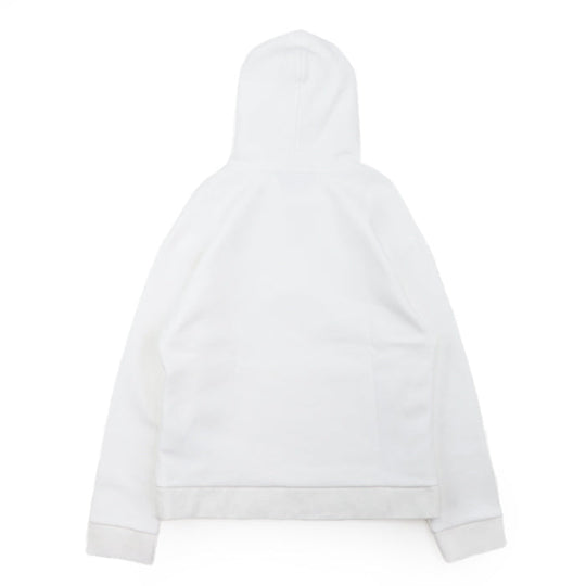 LOUIS VUITTON Hoodie 82% cotton, 18% nylon, zipper pull: 100% polyester white mens XL Used Authentic