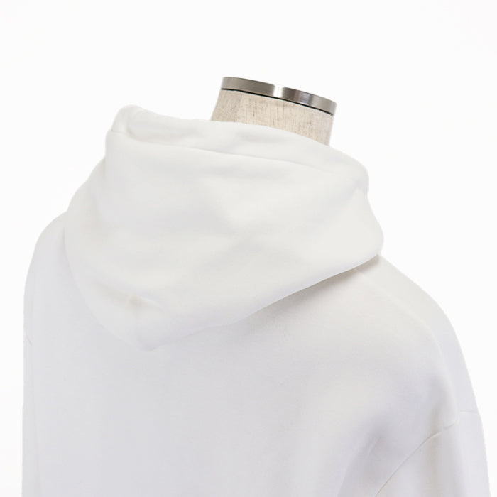 LOUIS VUITTON Hoodie 82% cotton, 18% nylon, zipper pull: 100% polyester white mens XL Used Authentic