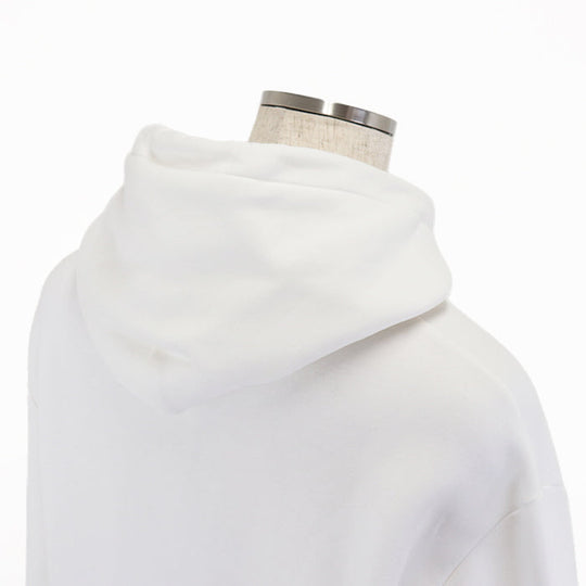LOUIS VUITTON Hoodie 82% cotton, 18% nylon, zipper pull: 100% polyester white mens XL Used Authentic