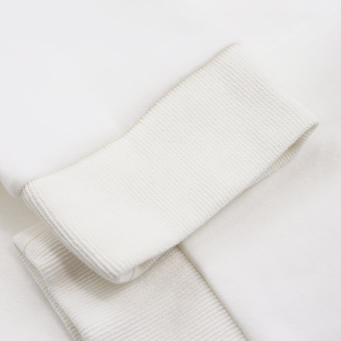 LOUIS VUITTON Hoodie 82% cotton, 18% nylon, zipper pull: 100% polyester white mens XL Used Authentic