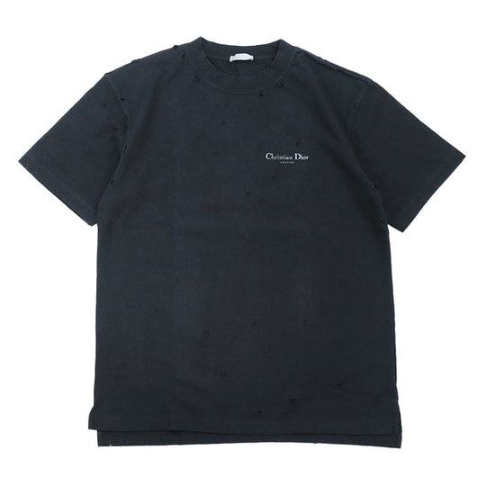 DIOR HOMME Short sleeve T-shirt cotton 100% black 343J636A0849 mens M Used Authentic
