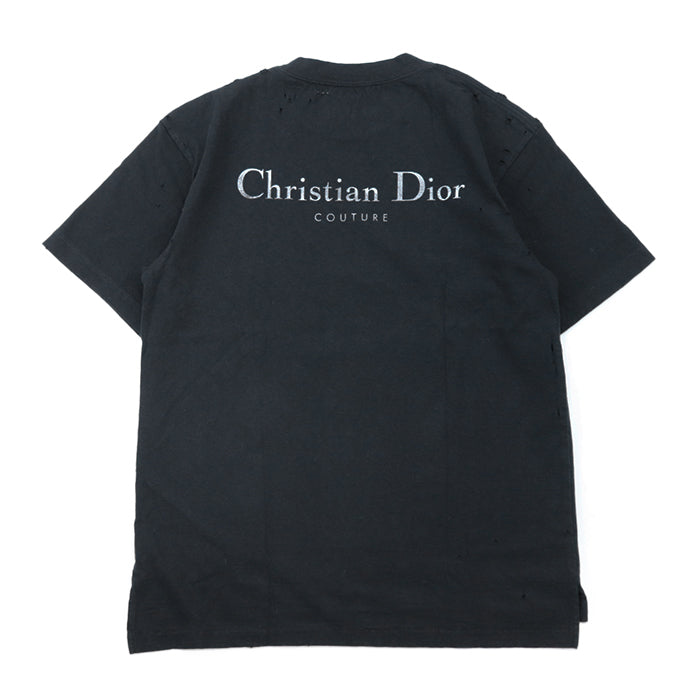DIOR HOMME Short sleeve T-shirt cotton 100% black 343J636A0849 mens M Used Authentic