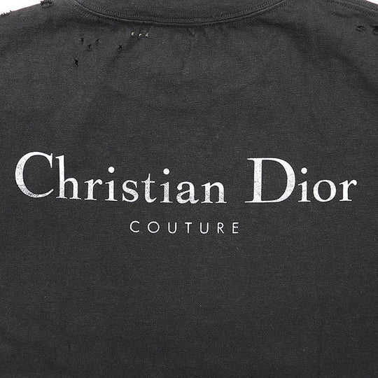 DIOR HOMME Short sleeve T-shirt cotton 100% black 343J636A0849 mens M Used Authentic