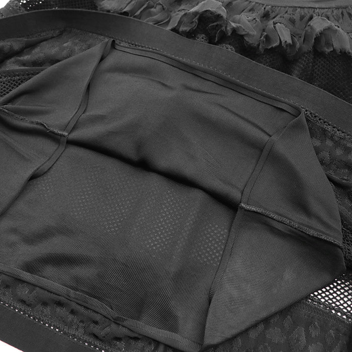 CHANEL skirt [Outer material] 95% rayon, 5% spandex [Lining] 76% nylon, 18% rayon black P31452 Women 38 Used Authentic