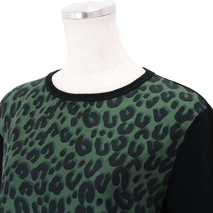 LOUIS VUITTON Cut 100% silk [Outer fabric] 100% wool black olives Women M Used Authentic
