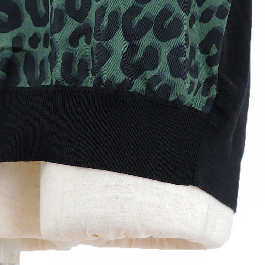 LOUIS VUITTON Cut 100% silk [Outer fabric] 100% wool black olives Women M Used Authentic