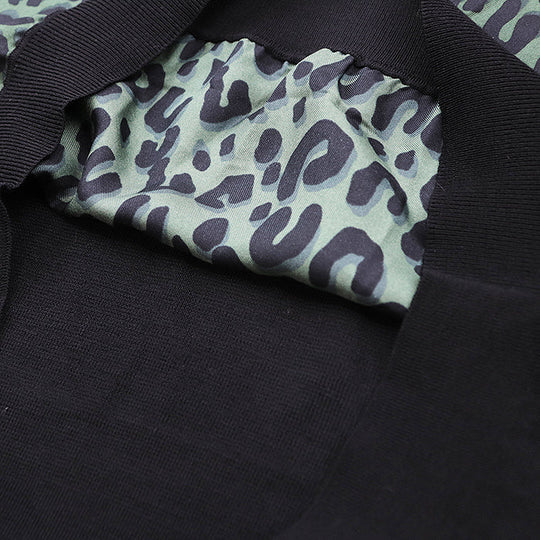 LOUIS VUITTON Cut 100% silk [Outer fabric] 100% wool black olives Women M Used Authentic