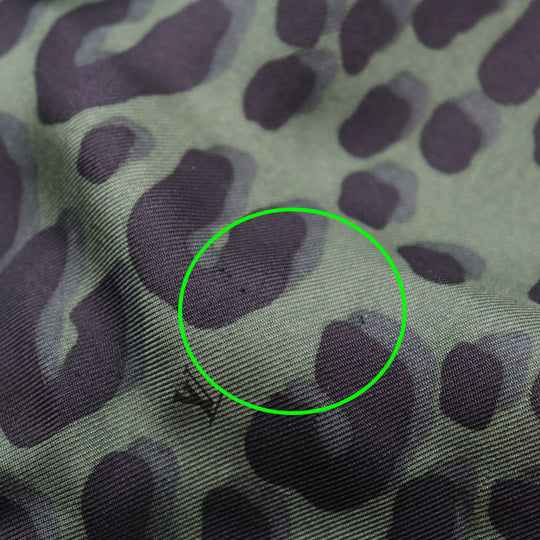 LOUIS VUITTON Cut 100% silk [Outer fabric] 100% wool black olives Women M Used Authentic
