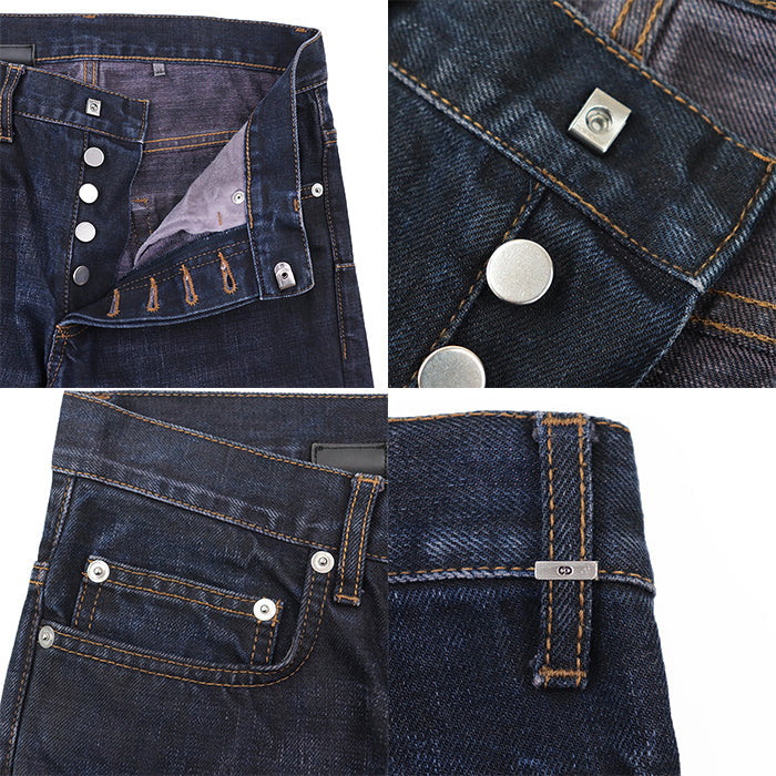 Dior Denim pants cotton 100% Indigo 003D000TX038 mens 28 Used Authentic