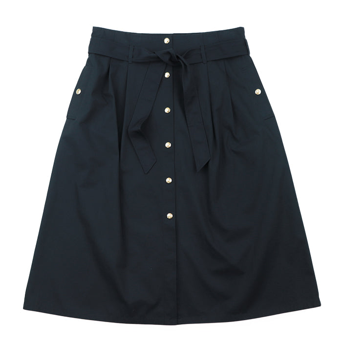 CELINE skirt cotton 100% black 2J375086I Women 42 Used Authentic