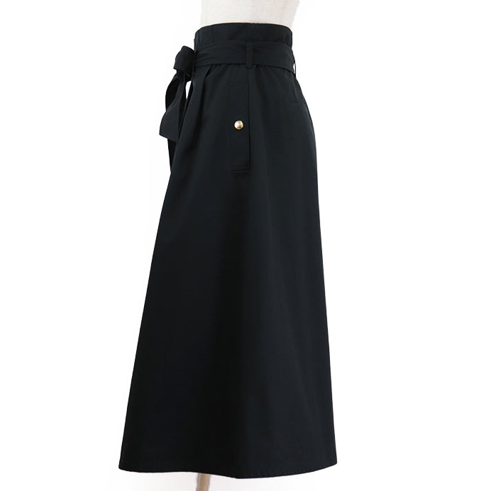 CELINE skirt cotton 100% black 2J375086I Women 42 Used Authentic