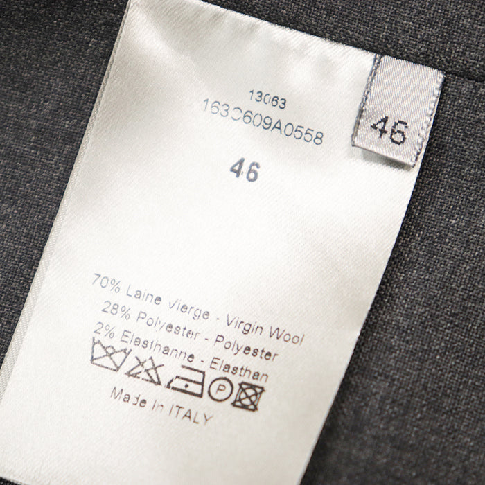 DIOR HOMME Best [Outer material] 70% wool, 28% polyester gray 163C609A0558 mens 46 Used Authentic