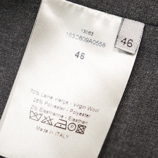 DIOR HOMME Best [Outer material] 70% wool, 28% polyester gray 163C609A0558 mens 46 Used Authentic