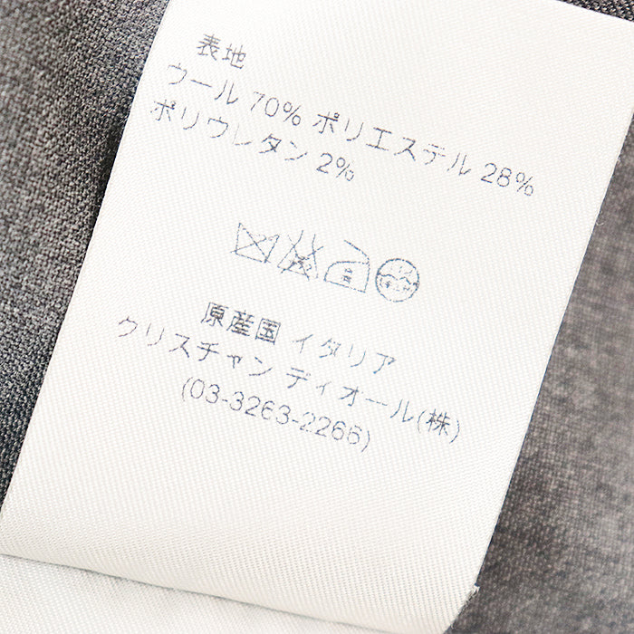 DIOR HOMME Best [Outer material] 70% wool, 28% polyester gray 163C609A0558 mens 46 Used Authentic