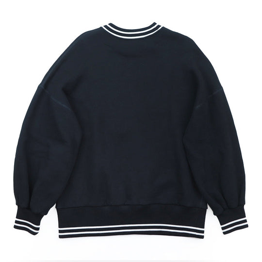 DOLCE&GABBANA sweat 80% cotton, 20% polyester, embroidery: 40% polyester, 20% wool, 20% acrylic, 15% viscose, 5% metal fiber black mens 40 Used Authentic