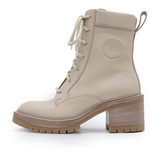HERMES boots WS202129Z 2006 leather% nude Women 36 1/2 Used Authentic