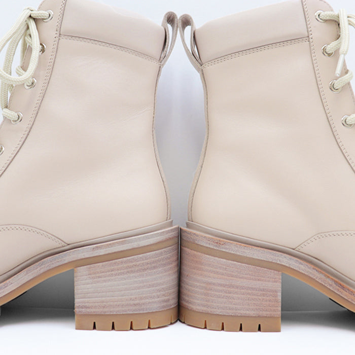 HERMES boots WS202129Z 2006 leather% nude Women 36 1/2 Used Authentic