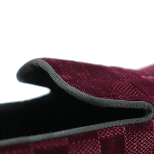 LOUIS VUITTON Dress shoes Leather (suede) Burgundy Auteuil Line mens 7L Used Authentic