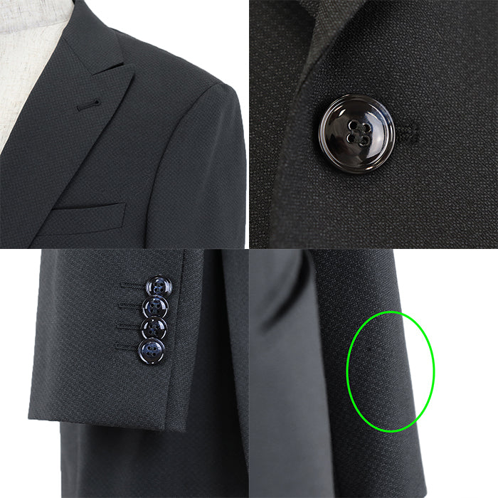 GIORGIO ARMANI suit Acetate 60%, Cupra 40% [Outer fabric] Wool 100% [Lining] Cupra 100% Charcoal gray mens 48R Used Authentic