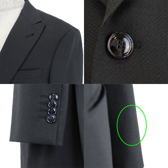GIORGIO ARMANI suit Acetate 60%, Cupra 40% [Outer fabric] Wool 100% [Lining] Cupra 100% Charcoal gray mens 48R Used Authentic