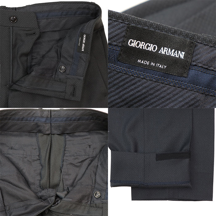 GIORGIO ARMANI suit Acetate 60%, Cupra 40% [Outer fabric] Wool 100% [Lining] Cupra 100% Charcoal gray mens 48R Used Authentic
