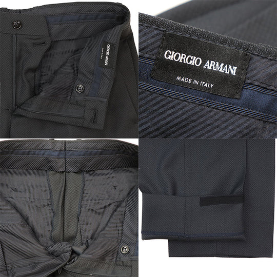 GIORGIO ARMANI suit Acetate 60%, Cupra 40% [Outer fabric] Wool 100% [Lining] Cupra 100% Charcoal gray mens 48R Used Authentic