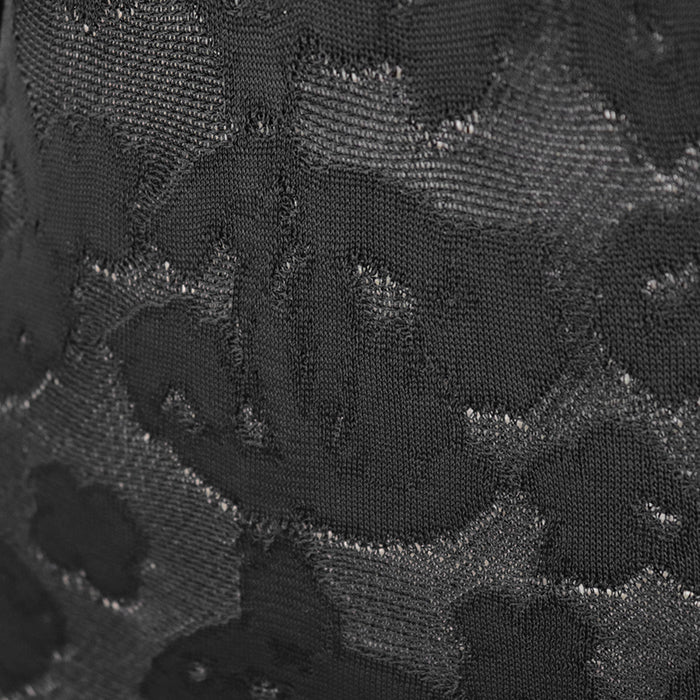 CHANEL one piece 100% viscose black P63292 Women 38 Used Authentic