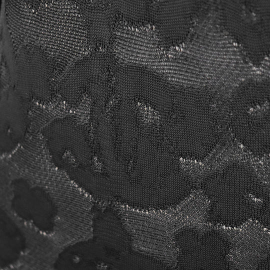 CHANEL one piece 100% viscose black P63292 Women 38 Used Authentic