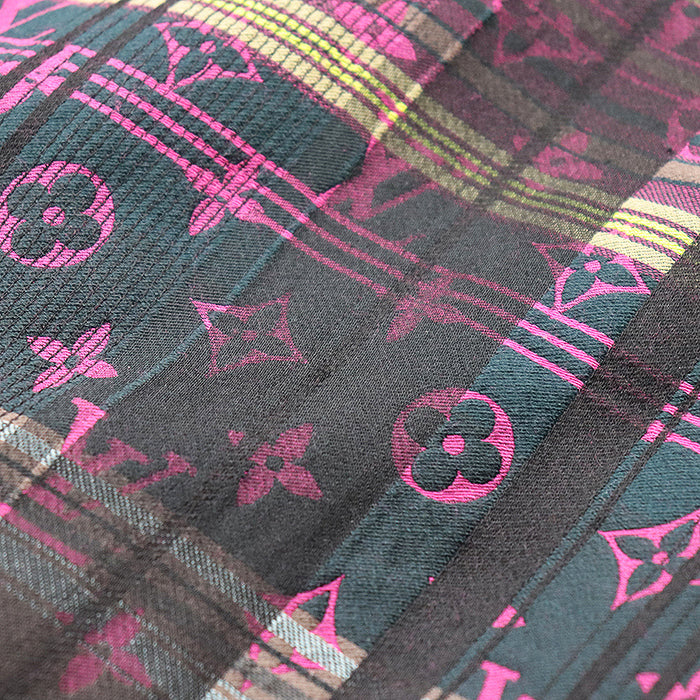 LOUIS VUITTON Long sleeve shirt [Outer material] 72% cotton, 28% silk multicolor RM211 ZVP HKS71W mens XXL Used Authentic