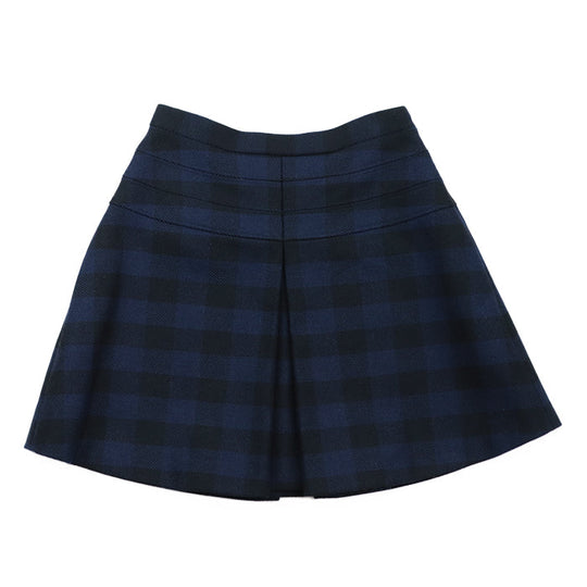 Christian Dior skirt [Outer material] 90% wool, 10% nylon [Lining] 100% silk blue-black 7H21304A1152 Women 42 Used Authentic