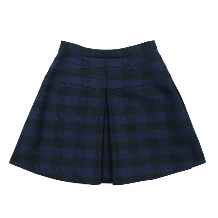 Christian Dior skirt [Outer material] 90% wool, 10% nylon [Lining] 100% silk blue-black 7H21304A1152 Women 42 Used Authentic