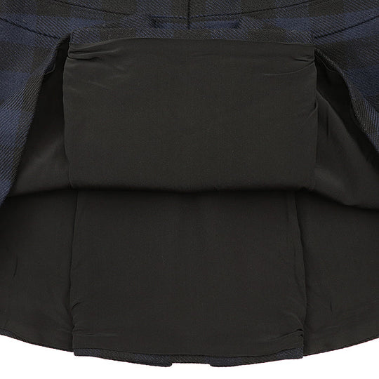 Christian Dior skirt [Outer material] 90% wool, 10% nylon [Lining] 100% silk blue-black 7H21304A1152 Women 42 Used Authentic