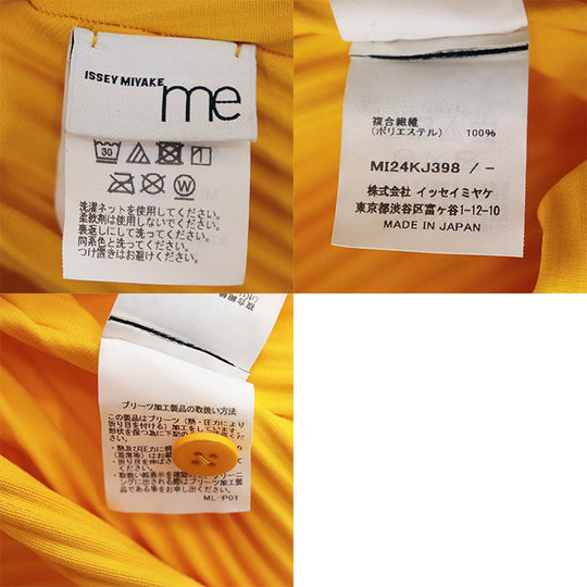 me ISSEY MIYAKE Long sleeve shirt polyester mustard