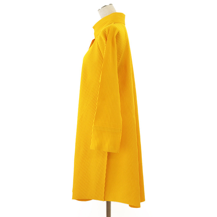 me ISSEY MIYAKE Long sleeve shirt polyester mustard