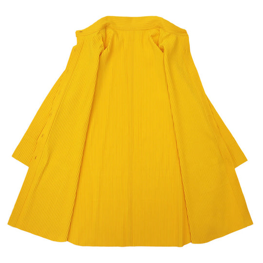 me ISSEY MIYAKE Long sleeve shirt polyester mustard