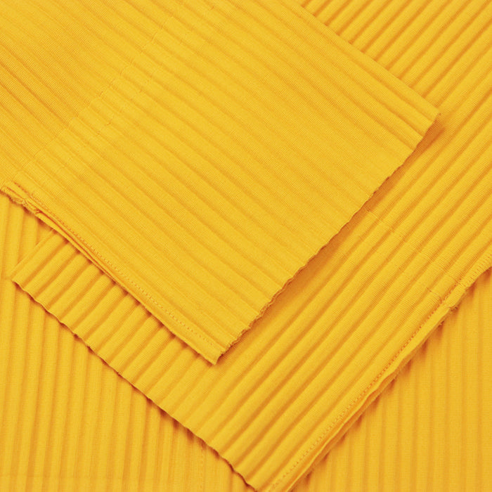 me ISSEY MIYAKE Long sleeve shirt polyester mustard