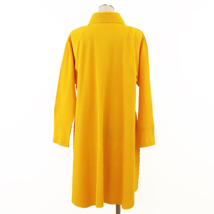 me ISSEY MIYAKE Long sleeve shirt polyester mustard
