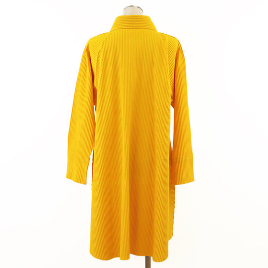 me ISSEY MIYAKE Long sleeve shirt polyester mustard